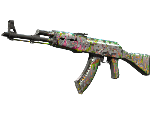 AK-47 | Head Shot (Well-Worn)