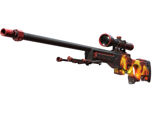 StatTrak™ AWP | Wildfire (Well-Worn)
