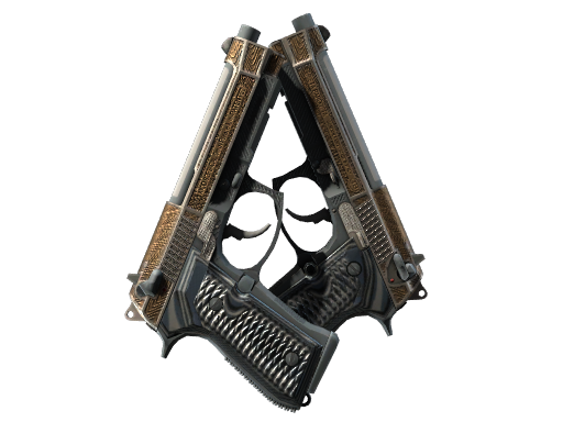 StatTrak™ Dual Berettas | Tread (Minimal Wear)