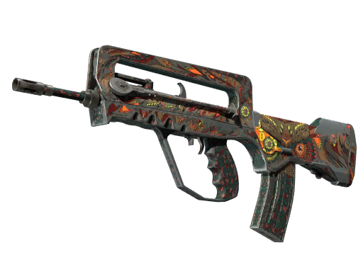 FAMAS | Eye of Athena (Battle-Scarred)