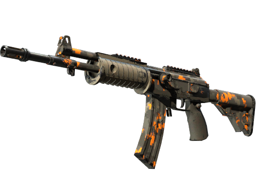 StatTrak™ Galil AR | Orange DDPAT (Well-Worn)