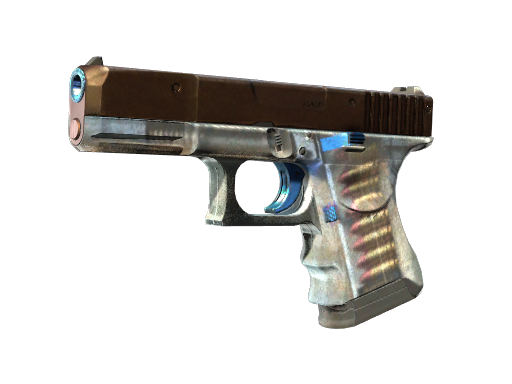 Glock-18 | Clear Polymer (Battle-Scarred)