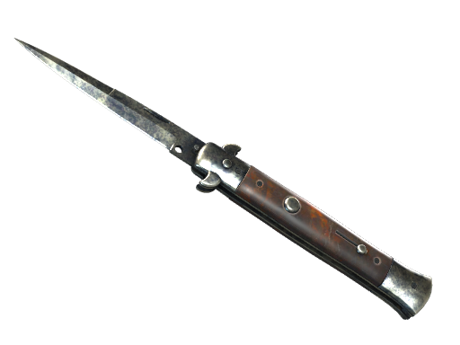 ★ Stiletto Knife | Stained (Battle-Scarred)