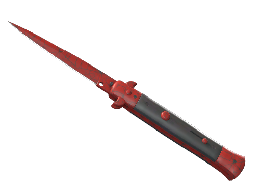 ★ StatTrak™ Stiletto Knife | Crimson Web (Factory New)