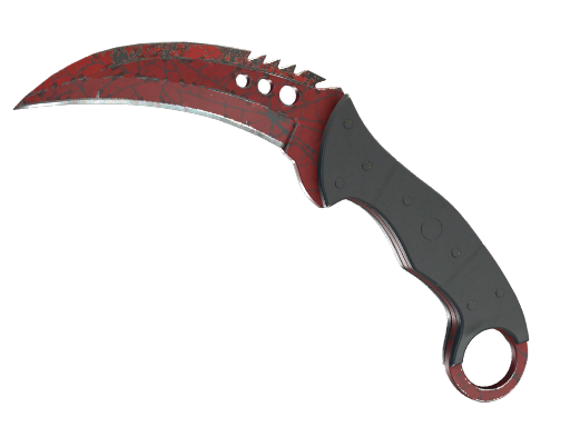 ★ StatTrak™ Talon Knife | Crimson Web (Well-Worn)