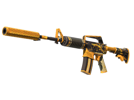 M4A1-S | Golden Coil (Minimal Wear)
