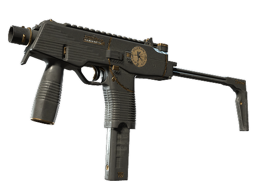 MP9 | Broken Record (Battle-Scarred)