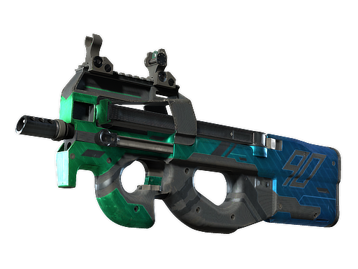 StatTrak™ P90 | Wave Breaker (Well-Worn)