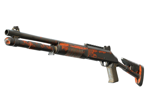 XM1014 | Blaze Orange (Battle-Scarred)