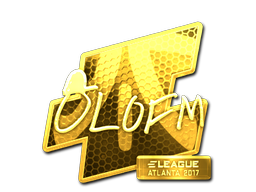 Sticker | olofmeister (Gold) | Atlanta 2017